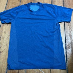 Lululemon blue Athletic Training Shirt (large)